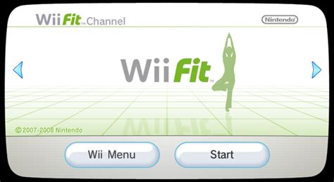 wii fit channel